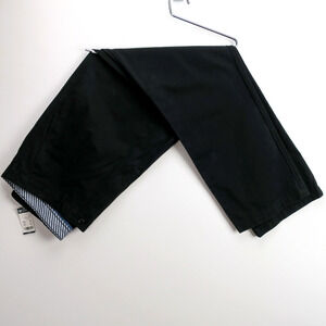 Cremieux Madison Black Chino Pants Mens 36x32 Classic Fit Business Casual NWT